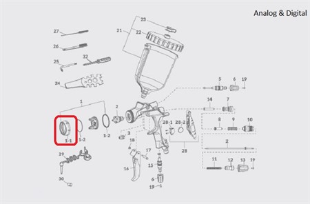 LS-400 Air Cap Ring